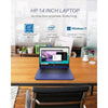 HP Stream Blue 14" HD Display Laptop, Intel Celeron N4120 Processor, 4GB RAM, 64GB EMMC, ‎Intel UHD Graphics 600, Webcam, Windows 11 Home in S Mode, Cefesfy Multifunctional Brush