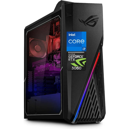 ASUS ROG Strix G15 Gaming Desktop, Intel Core i7-12700 4.9GHz, 16GB RAM, 1TB SSD, NVIDIA GeForce RTX 3060 Graphics, Windows 11 Home