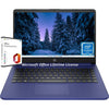 HP 14" HD Laptop for Students and Business, Intel Celeron N4120, 4GB RAM, 64GB EMMC, ‎Win11 Home in S, Blue