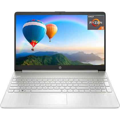 HP Thin and Light Laptop, 15.6 Inch HD Micro-Edg, AMD Ryzen 3 5300U, 16GB RAM, 1TB SSD, AMD Radeon Graphics, Numeric Keypad, Wi-Fi, Fast Charge, Bluetooth, Windows 11 Home in S Mode