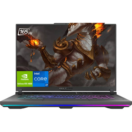 ASUS ROG Strix G16 16” Gaming Laptop, Intel Core i7-13650HX, 16GB DDR5, 512GB PCIe SSD, ‎NVIDIA GeForce RTX 4060, Windows 11 Home