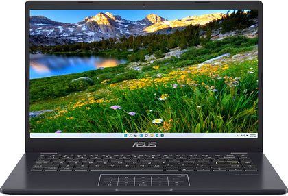 2023 Newest ASUS 14 inch HD Laptop, Intel Dual-Core Processor, 4GB RAM, 64GB eMMC, Integrated Graphics, Bluetooth, WiFi, Windows 11 S, Star Black