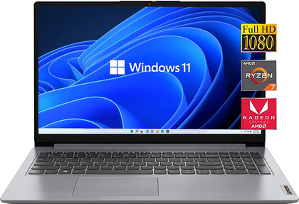 2022 Newest Lenovo Ideapad 15.6 Inch FHD Touchscreen Laptop, AMD Ryzen 7 5700U (8 Core, Up to 4.3 GHz), 12GB RAM, 512GB SSD, Wi-Fi 6, Bluetooth 5, Windows 11 Home