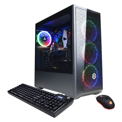 CyberpowerPC Gamer Xtreme VR Gaming PC, Intel i5-10400F 2.9GHz, GeForce GTX 1660 Super 6GB, 8GB DDR4, 500GB NVMe SSD, WiFi Ready & Win 10 Home (GXiVR8060A10)