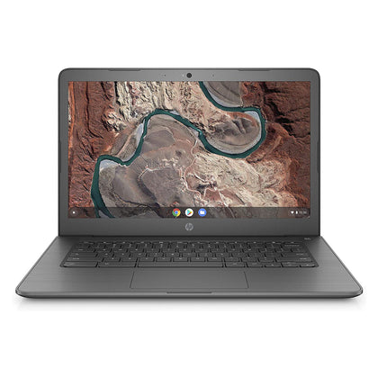 HP Chromebook 14-inch Laptop with 180-Degree Hinge, Full HD Screen, AMD Dual-Core A4-9120 Processor, 4 GB SDRAM, 32 GB eMMC Storage, Chrome OS (14-db0040nr,Chalkboard Gray)