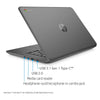 HP Chromebook 14-inch Laptop with 180-Degree Hinge, Full HD Screen, AMD Dual-Core A4-9120 Processor, 4 GB SDRAM, 32 GB eMMC Storage, Chrome OS (14-db0040nr,Chalkboard Gray)