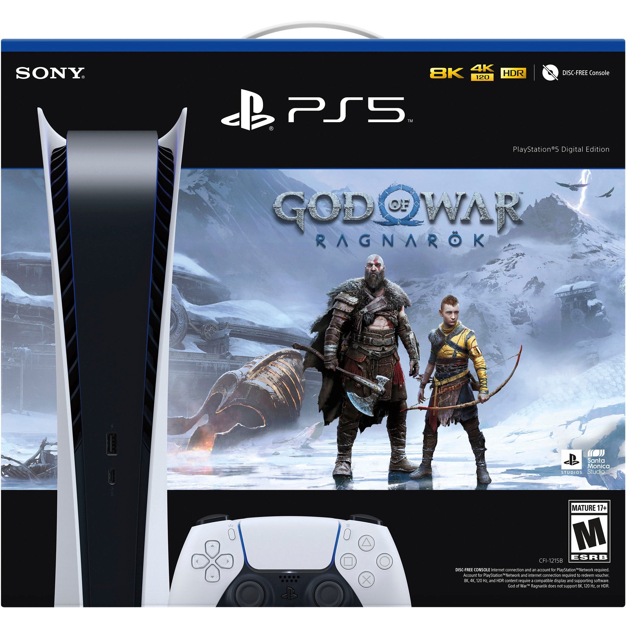 PlayStation_PS5 Video Game Console (Digital Edition) – God of War