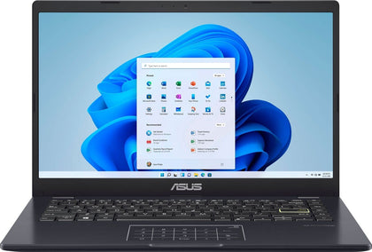 2023 Newest ASUS 14 inch HD Laptop, Intel Dual-Core Processor, 4GB RAM, 64GB eMMC, Integrated Graphics, Bluetooth, WiFi, Windows 11 S, Star Black