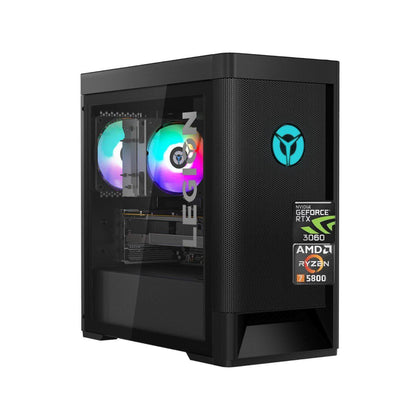 Newest Lenovo Legion Tower 5 Gaming Desktop PC, AMD Ryzen 7 5800 8-Core, NVIDIA GeForce RTX 3060, 16GB RAM, 1TB SSD, 2TB HDD, Wi-Fi 6, Bluetooth 5.1, Windows 11 Home, Wired Mouse and Keyboard, Cefesfy