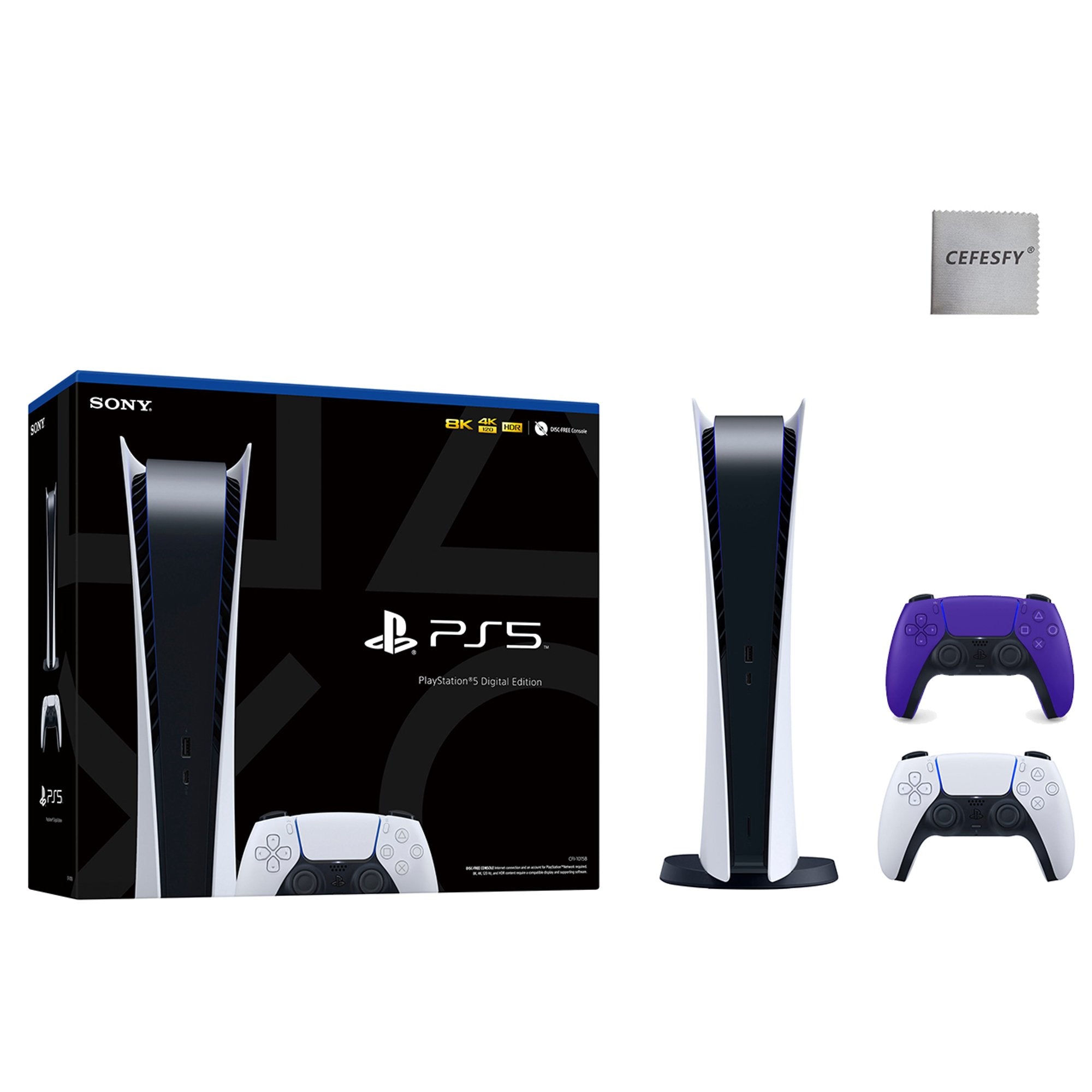 Sony PlayStation 5 Console with Extra Dual Sense Controller and